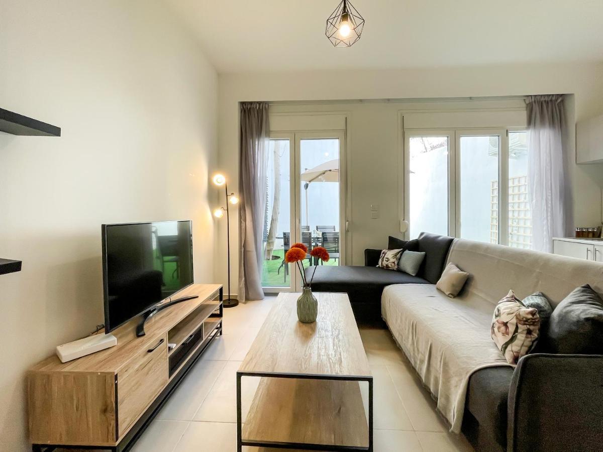 アテネSoho Modern 55Sqm Studio With Secret Gardenアパートメント エクステリア 写真